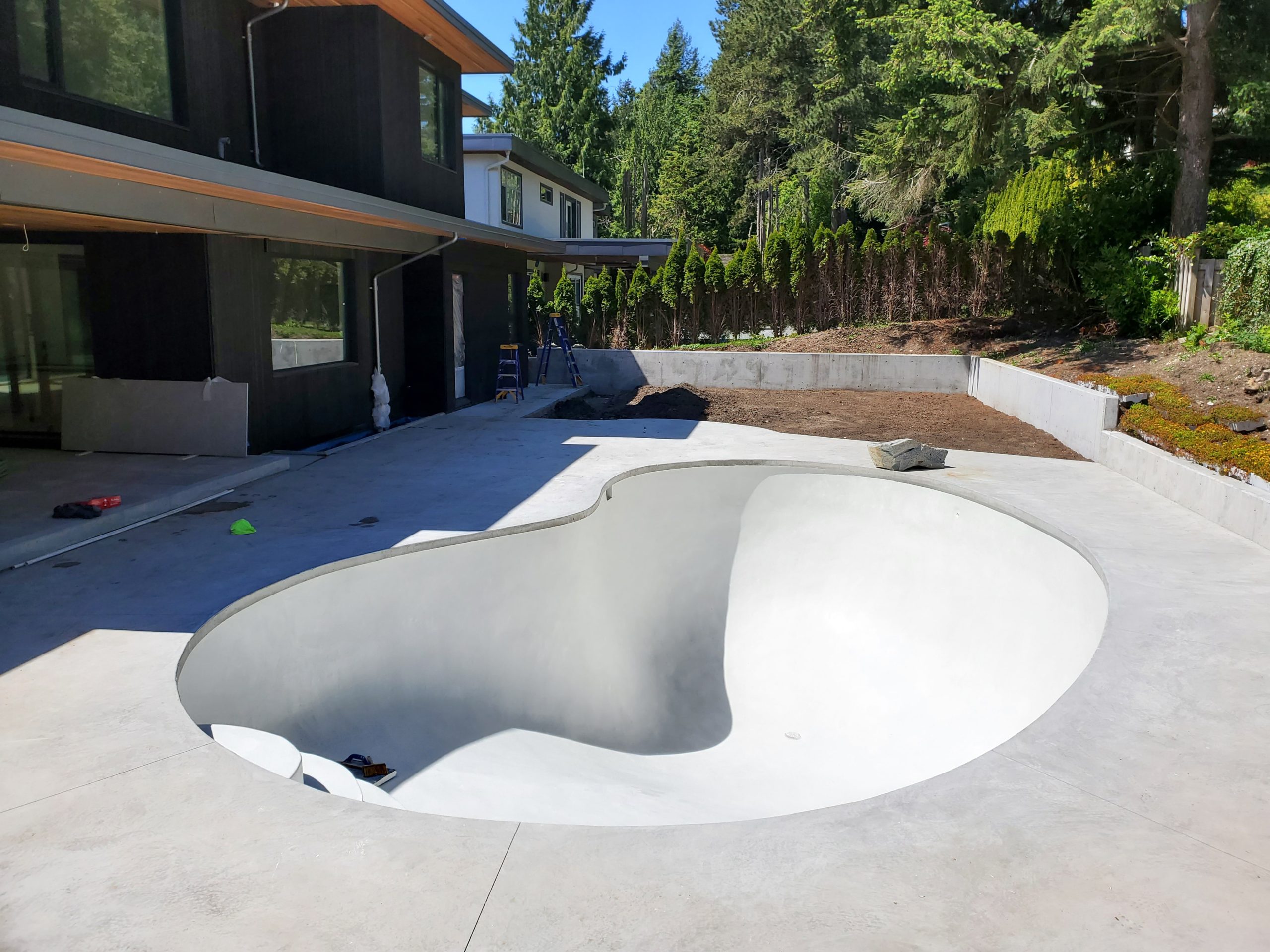 Replaster after After picture of Pool, VSS Pools